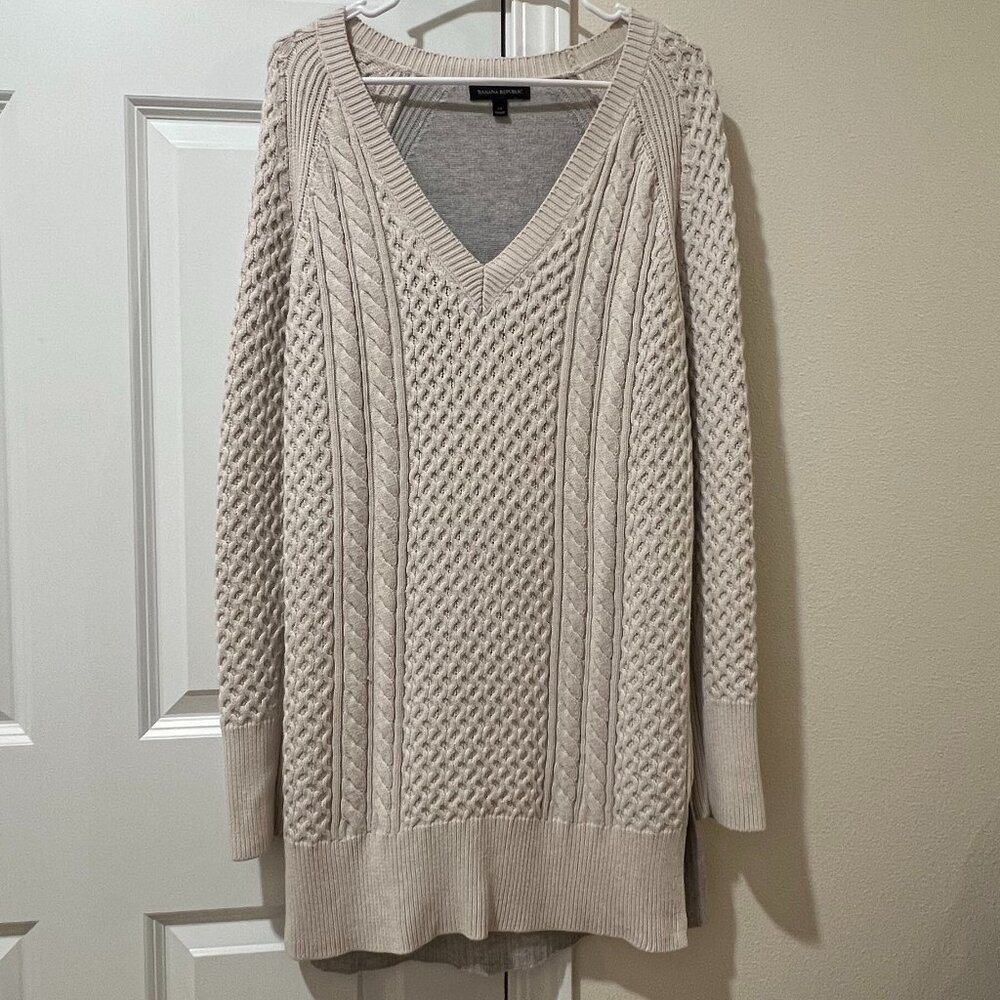 Banana Republic Cable Knit Sweater Dress
